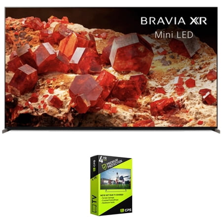 Sony XR65X93L BRAVIA XR 65 inch Class X93L Mini LED 4K HDR Google TV Bundle with Premium 4 YR CPS Enhanced Protection Pack (2023 Model)