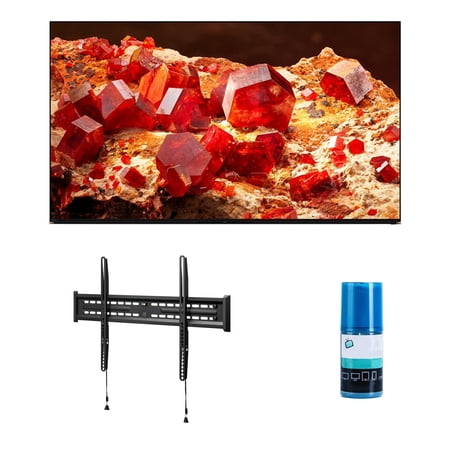 Sony XR75X93L 75" 4K Mini LED Smart Google TV with PS5 Features with a Walts FIXED-MOUNT-43-90 TV Mount for 43"-90" Compatible TV's and Walts HDTV Screen Cleaner Kit (2023)