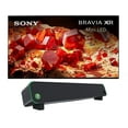 thumbnail image 1 of Sony XR75X93L 75 Inch 4K Mini LED Smart Google TV with PS5 Features with a Mackie CR-STEALTHBAR Desktop Soundbar with Bluetooth (2023), 1 of 9