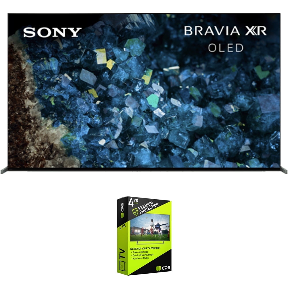 Sony XR83A80L BRAVIA XR 83 Inch A80L OLED 4K HDR Smart TV with Google TV Bundle with 4 YR CPS Enhanced Protection Pack (2023 Model)