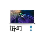 Sony XR83A90J 83" A90J Series HDR OLED 4K Smart TV with a Walts TV Large/Extra Large Full Motion Mount for 43"-90" Compatible TV's and a Walts HDTV Screen Cleaner Kit (2021)