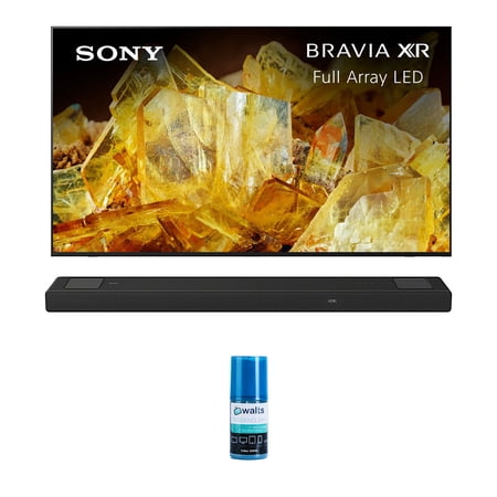 Sony XR85X90L 85 inch 4K BRAVIA XR Full Array LED Smart Google TV with a Sony HT-A5000 5.1.2 Channel Dolby Atmos Soundbar with Built-in Subwoofers and Walts HDTV Screen Cleaner Kit (2023)