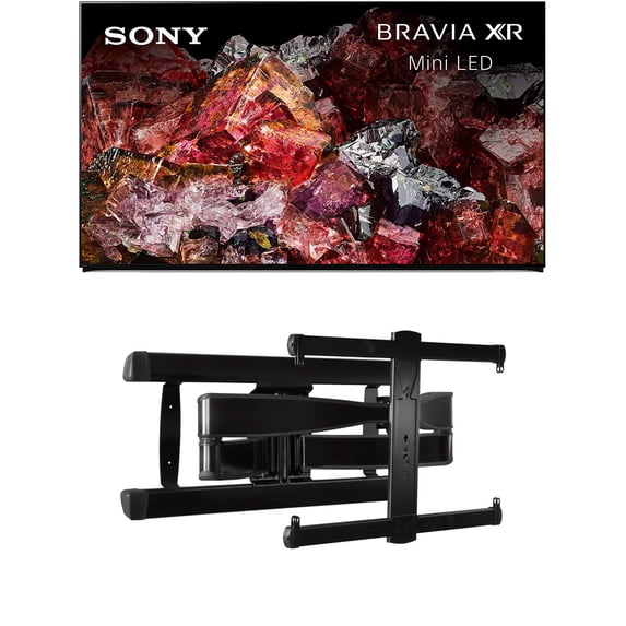 Sony XR85X95L 85 Inch BRAVIA Mini LED 4K HDR Smart TV with a Sanus VLF728-B2 Full Motion Wall Mount (2023)