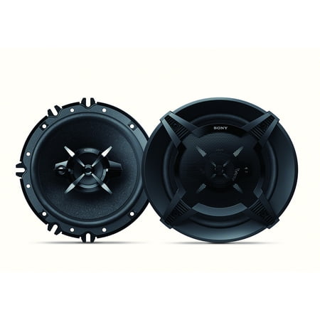 Sony - 6-1/2" 3-Way Car Speakers with Mica Reinforced Cellular (MRC) Cones (Pair) - Black/Graphite