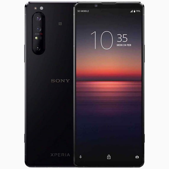Sony Xperia 1 II Single-SIM 256GB ROM + 8GB RAM (GSM only | No CDMA) Factory Unlocked 5G Smart Phone (Black) - International Version