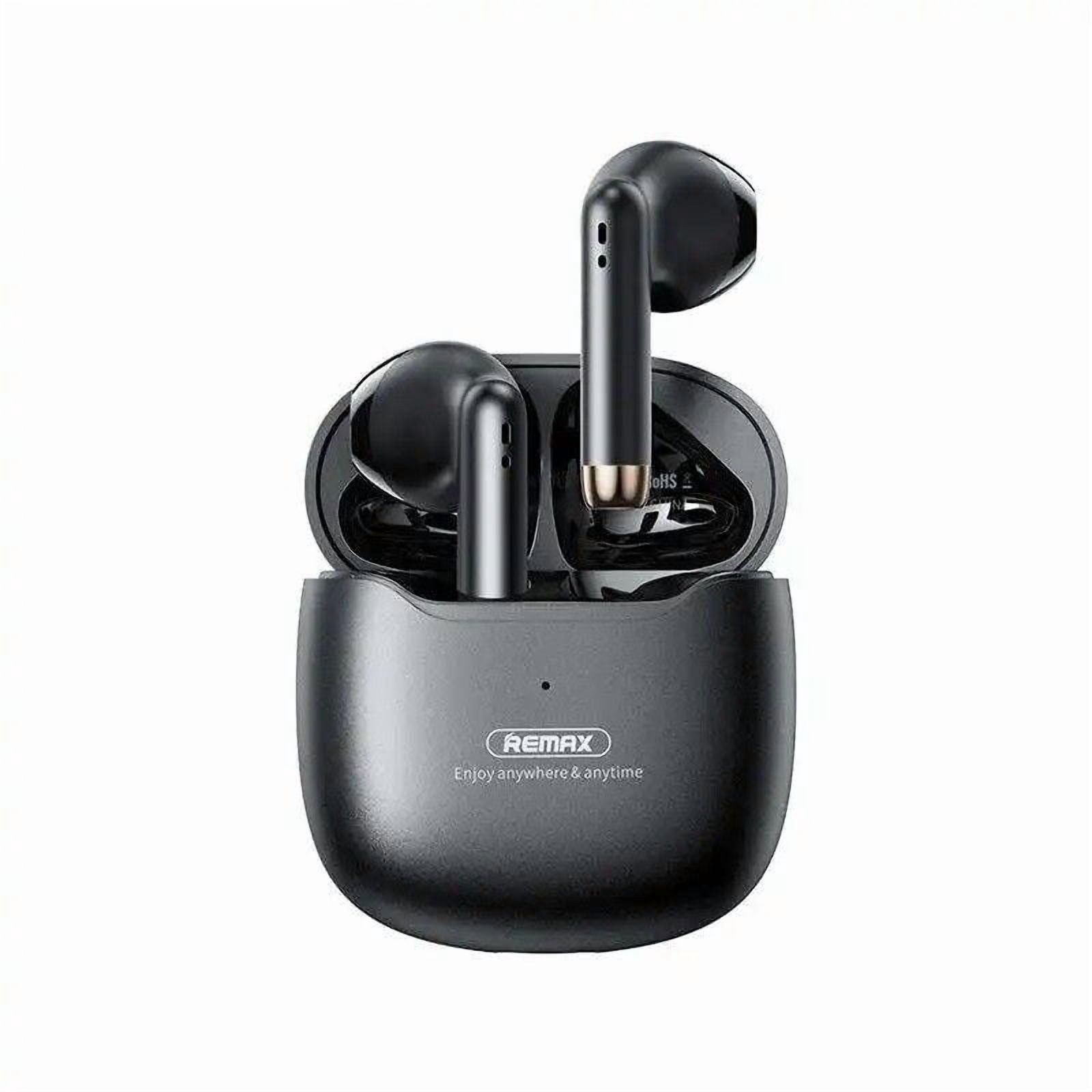 for Nokia 2760 Flip Bluetooth 5.3 Earbuds Stereo Bass, in Ear Noise Cancelling Mic, Earphones IP7 Waterproof Sports, 32H Playtime USB C Mini Charging Case Ear Buds - Black