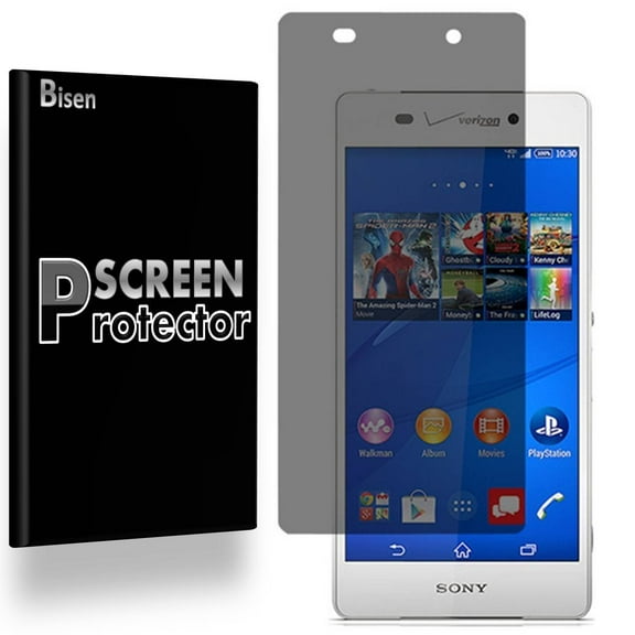 Sony Xperia Z3V / Z3 V [2-Pack BISEN] Privacy Anti-Spy Screen Protector, Privacy Film To Keep Your Screen Secret, Anti-Scratch, Anti-Fingerprint