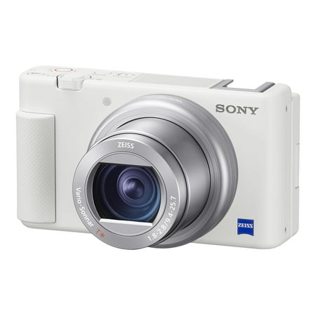 Sony - ZV-1 20.1-Megapixel Digital Camera for Content Creators and Vloggers - White