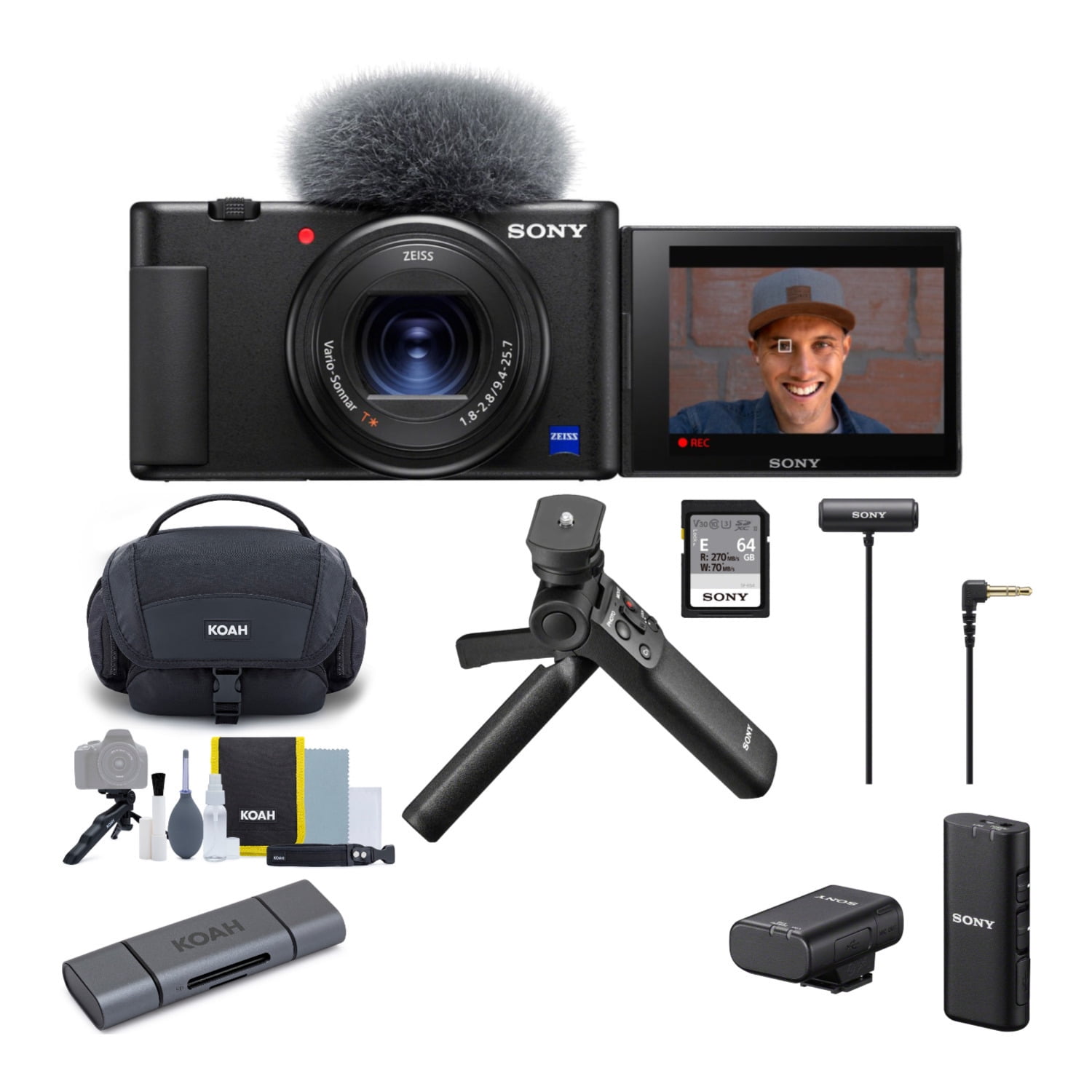 Sony ZV-1 Camera for Content Creators and Vloggers Bundle Sony ZV-1 Camera for Content Creators and Vloggers Bundle