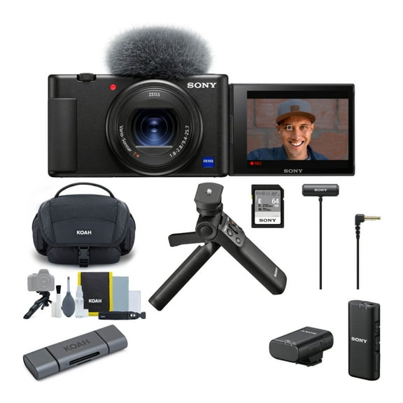 Sony ZV-1 Camera for Content Creators and Vloggers Bundle