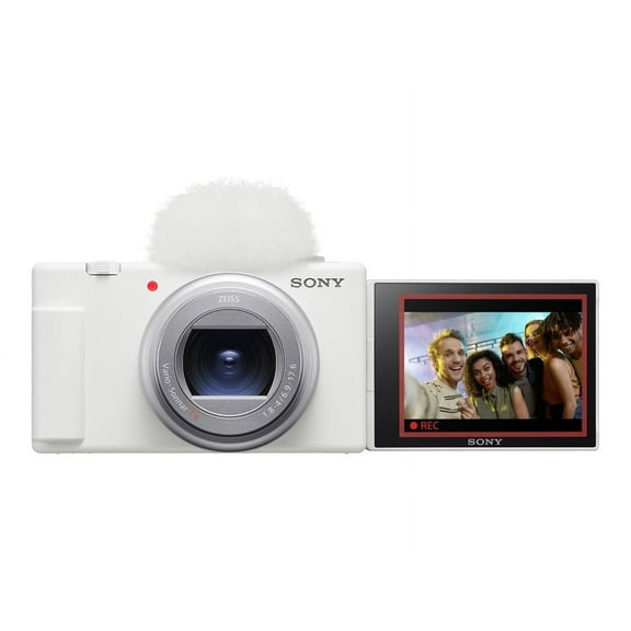 Sony ZV-1M2 - Digital camera - compact - 20.1 MP - 4K / 29.97 fps - 2.55x optical zoom - ZEISS - Wi-Fi, Bluetooth - white
