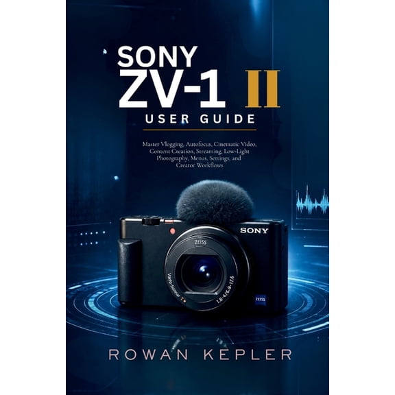 Sony ZV-1 II User Guide: Master Vlogging, Autofocus, Cinematic Video, Content Creation, Streaming, Low-Light Photography, (Paperback)