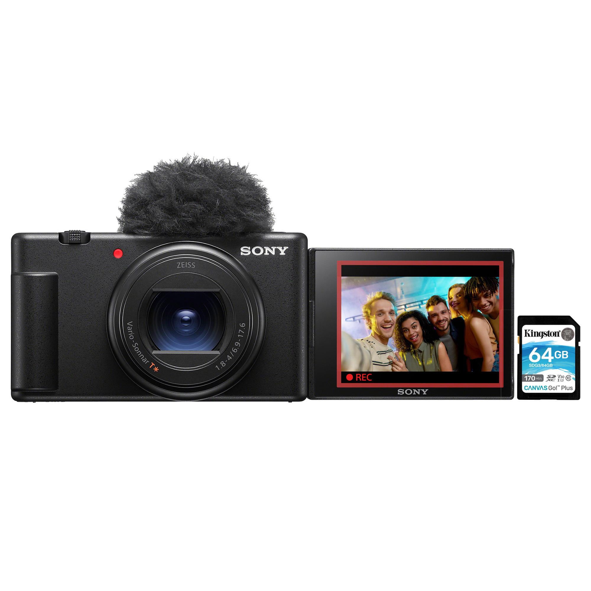 Sony ZV-1 II Vlog Camera for Content Creators and Vloggers (Black