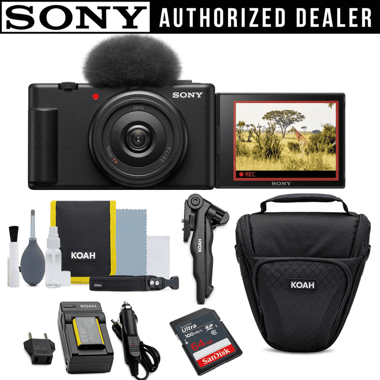 Sony ZV-1F Professional Vlog Camera with Video Photography Kit