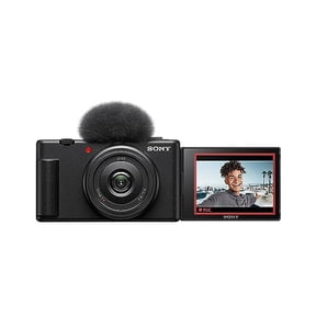 Sony ZV-1F Vlog Camera for Content Creators and Vloggers Black