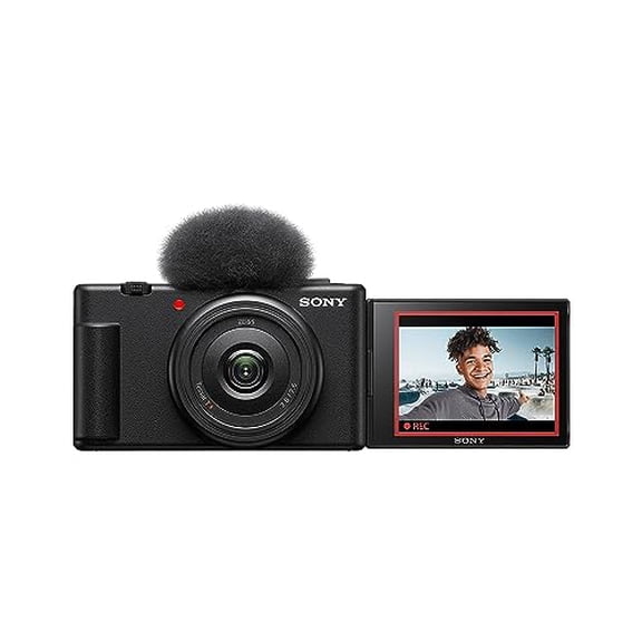 Sony ZV-1F Vlog Camera for Content Creators and Vloggers Black