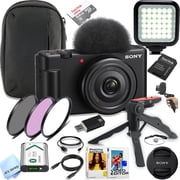 Sony ZV-1F Vlog Camera for Content Creators and Vloggers - Includes 64GB SD Card and More- International Model