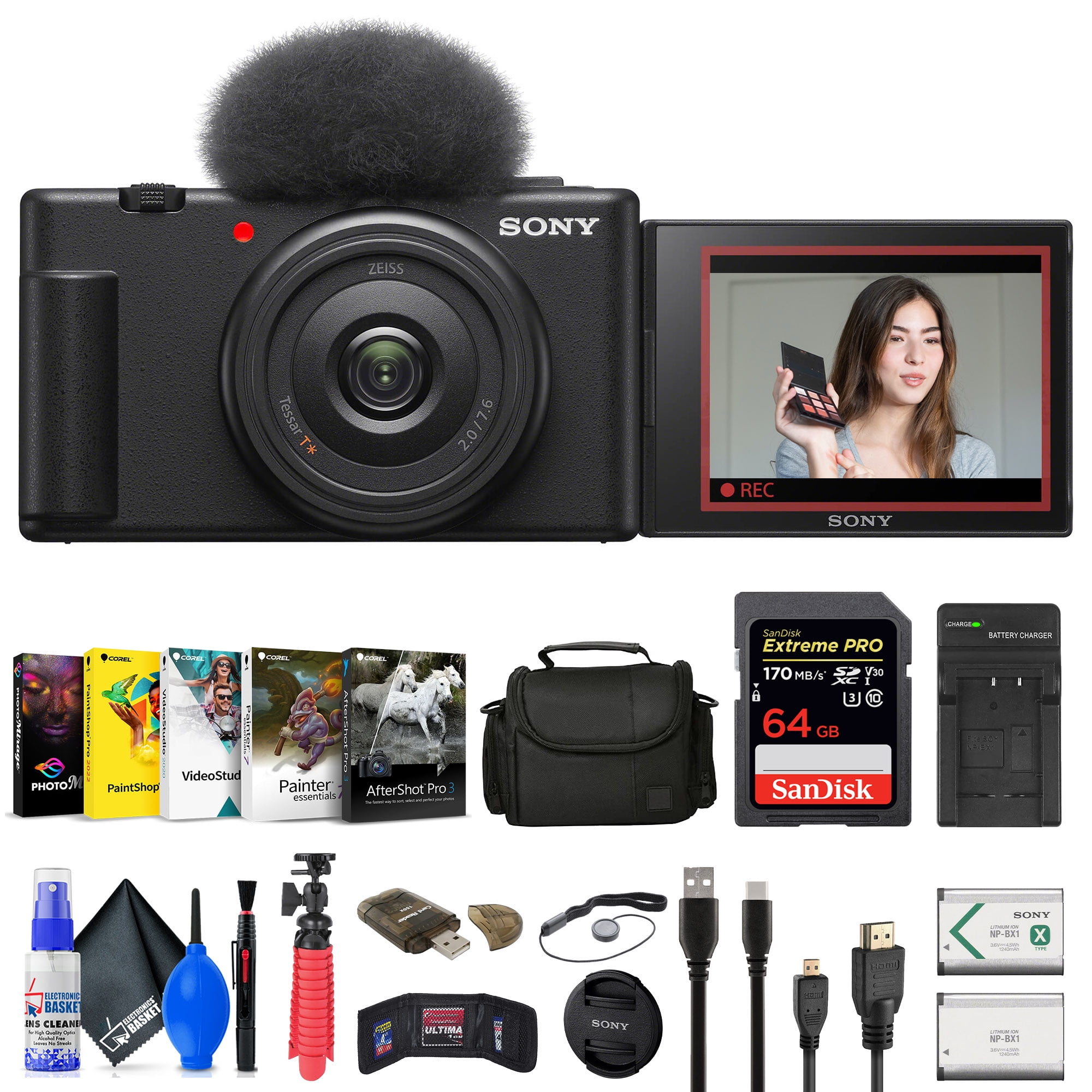 ★かいちゃん★Sony ZV-1F ブラック Amazon.com : Sony ZV-1F Content Creator's Ultimate Kit