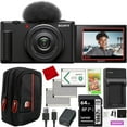 thumbnail image 1 of Sony ZV-1F with 4K Video & 20.1MP for Content Creators and Vloggers Vlog Camera, Black, 1 of 9