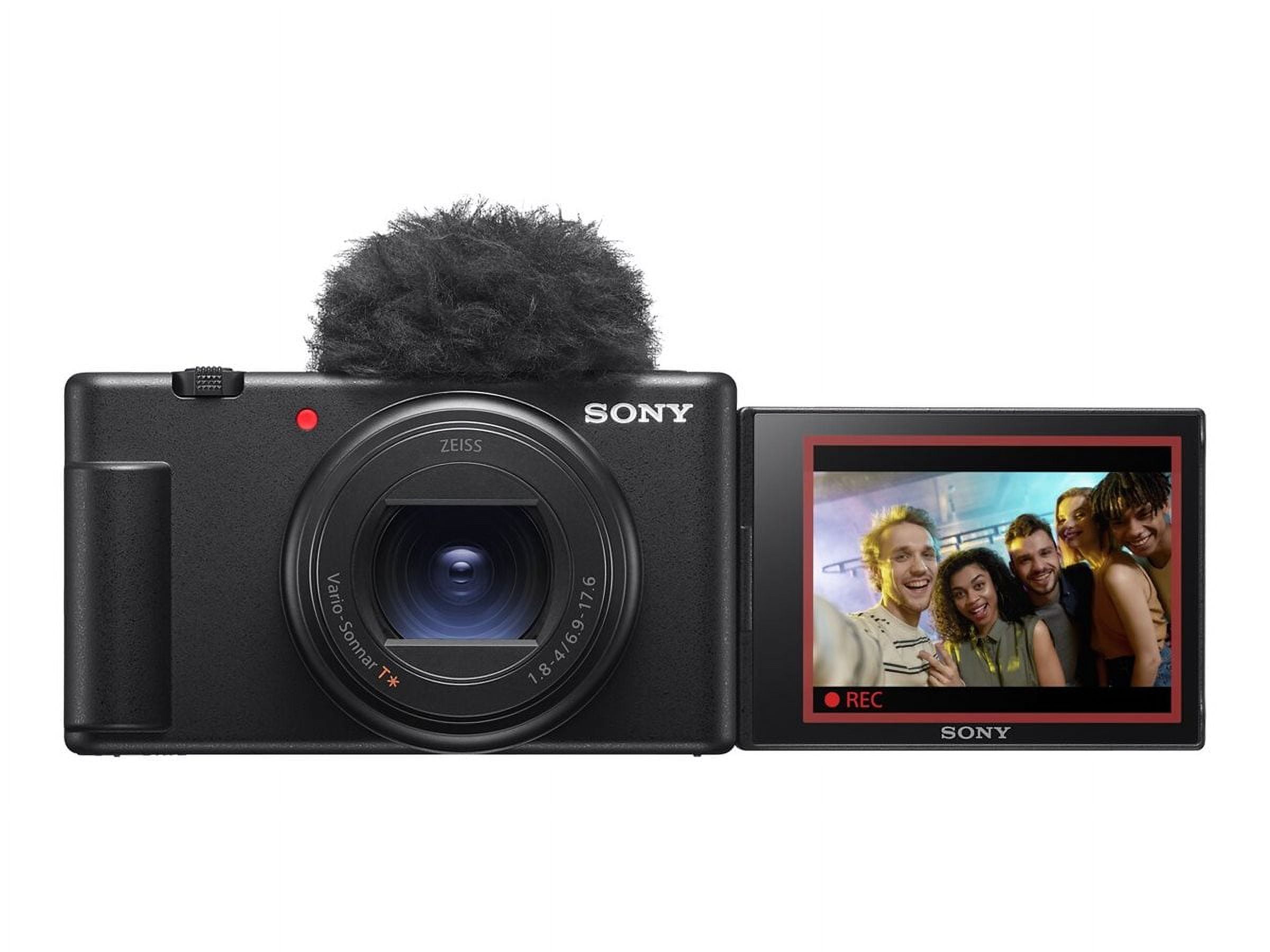 Sony ZV-1F Vlogging Camera, White ZV1F/W - Adorama