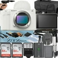 thumbnail image 1 of Sony ZV-E1 Mirrorless Camera White (Body Only) with 2 Pack SanDisk 64GB Card + Case + Tripod + Flash + ZeeTech Accessory Bundle (International Version), 1 of 5