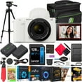 thumbnail image 1 of Sony ZV-E1 Mirrorless Full Frame Vlog Camera Body with FE 28-60mm F4-5.6 Zoom Lens ILCZV-E1L/W White Bundle with Deco Gear Case + Tripod + Extra Battery, Dual Charger, 128GB Card and Accessories Kit, 1 of 9