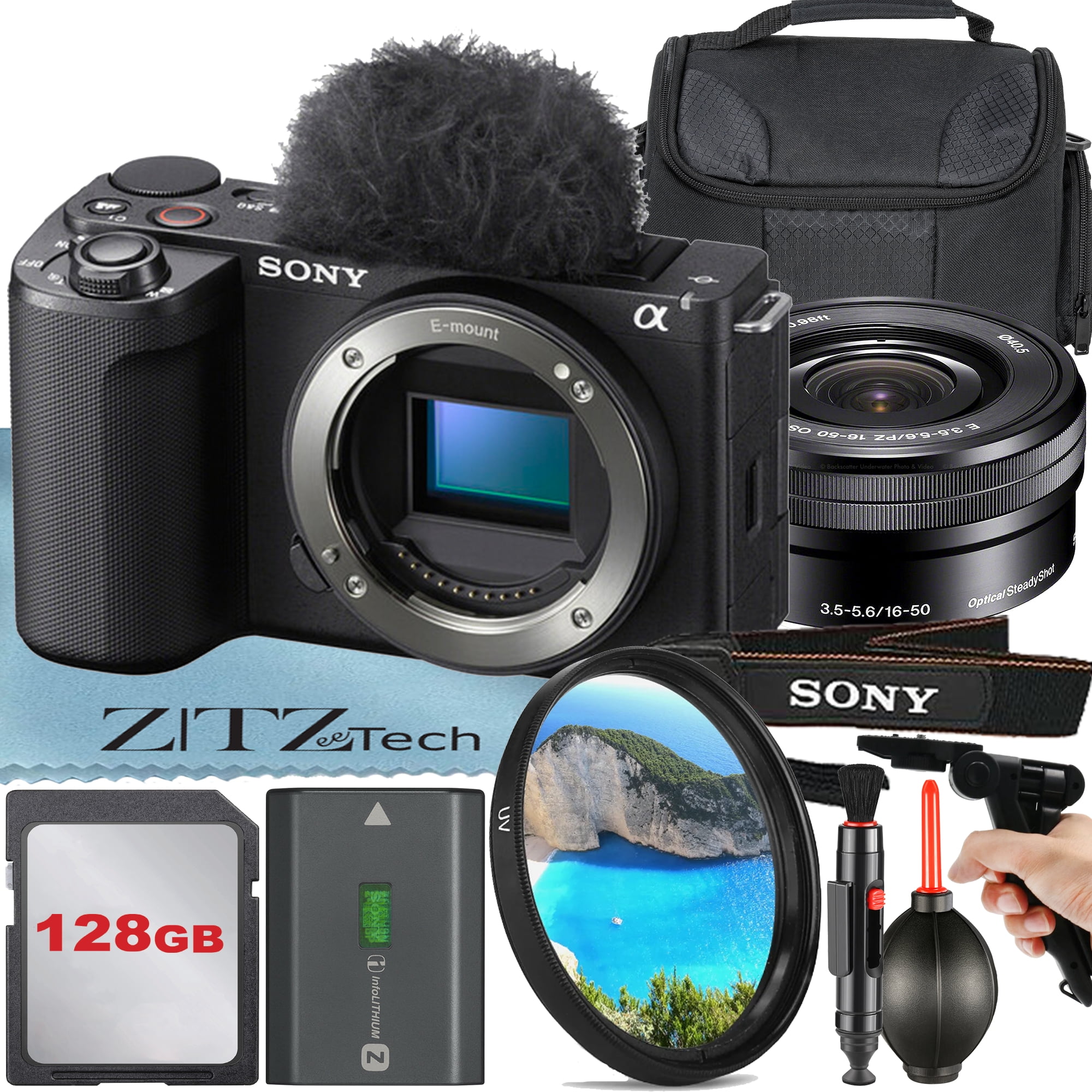 Sony ZV-E10 II Mirrorless Camera (Black) with 16-50mm Lens +