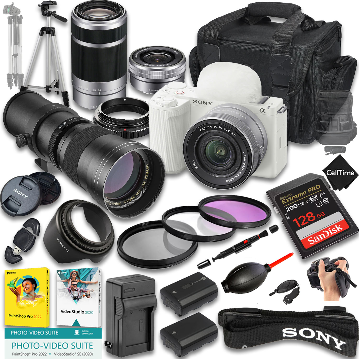 Kit Filtros ND Para Sony ZV-E10 Con Lente 16-50mm - ND2, ND4, ND8 40.5mm + Bolsa