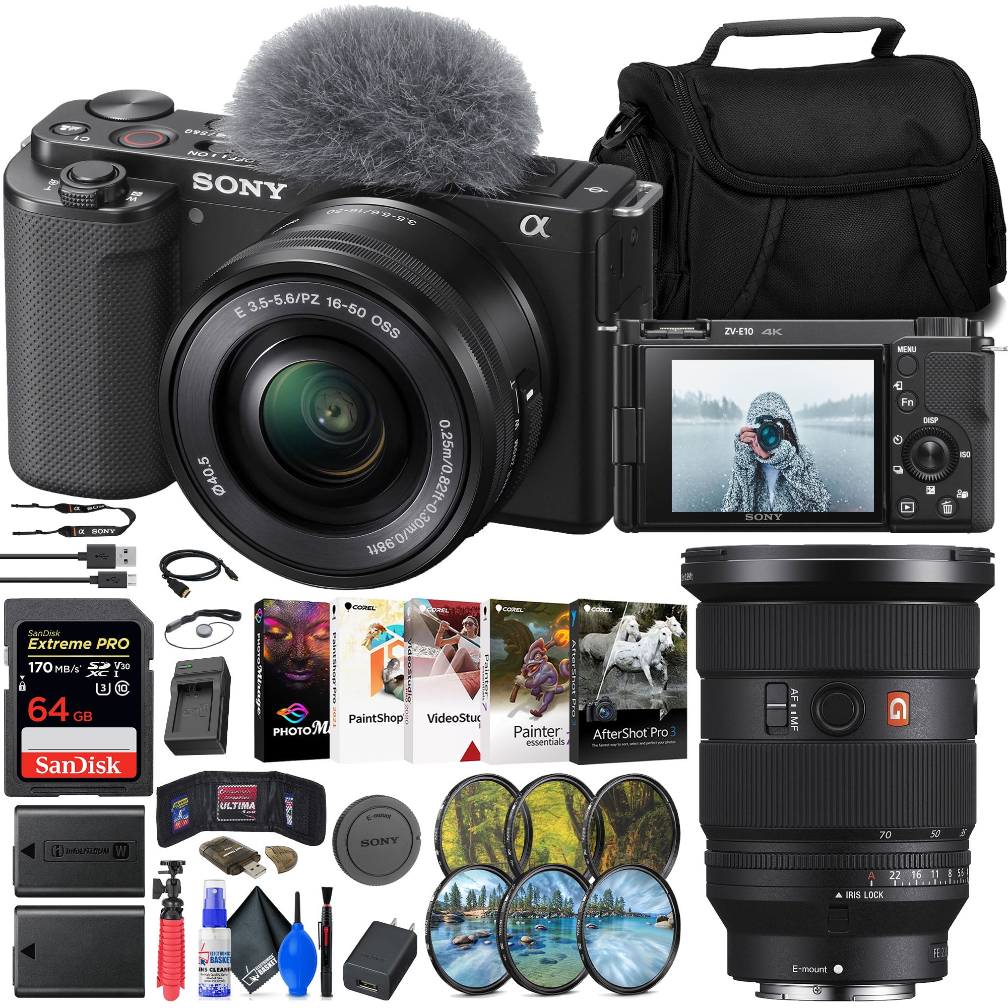 Sony ZV-E10 Mirrorless Camera with 16-50mm Lens - Elite Aperture Mobitech