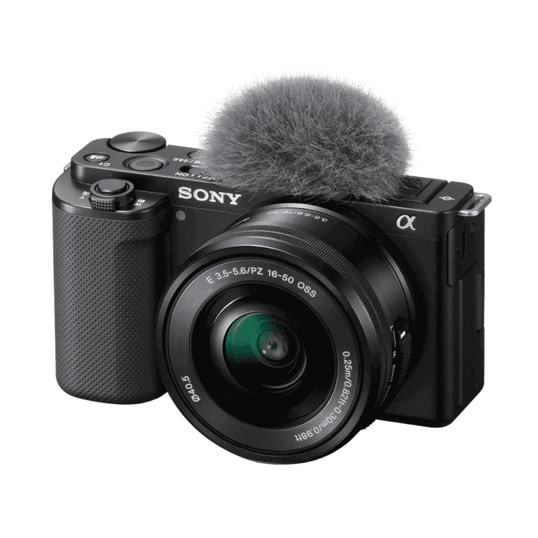 SONY ZV-E10 16-50mmレンズ( 英語を含む多言語対応の ) Sony ZV-E10 Mirrorless Vlogging Camera with 16-50mm Lens & 64GB