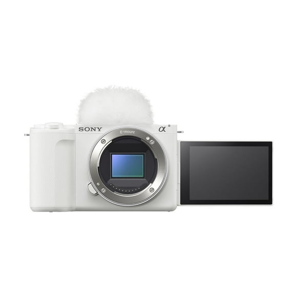 Sony Alpha ZV-E10 II APS-C Interchangeable Lens Mirrorless Content Camera (White)