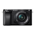 thumbnail image 1 of Sony Pro Alpha ��6100 24.2 Megapixel Mirrorless Camera with Lens, 0.63", 1.97", Black, 1 of 14