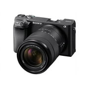 Sony a6400 ILCE-6400M - Digital camera - mirrorless - 24.2 MP - APS-C - 4K / 30 fps - 7.5x optical zoom E 18-135mm OSS lens - Wi-Fi, NFC, Bluetooth - black