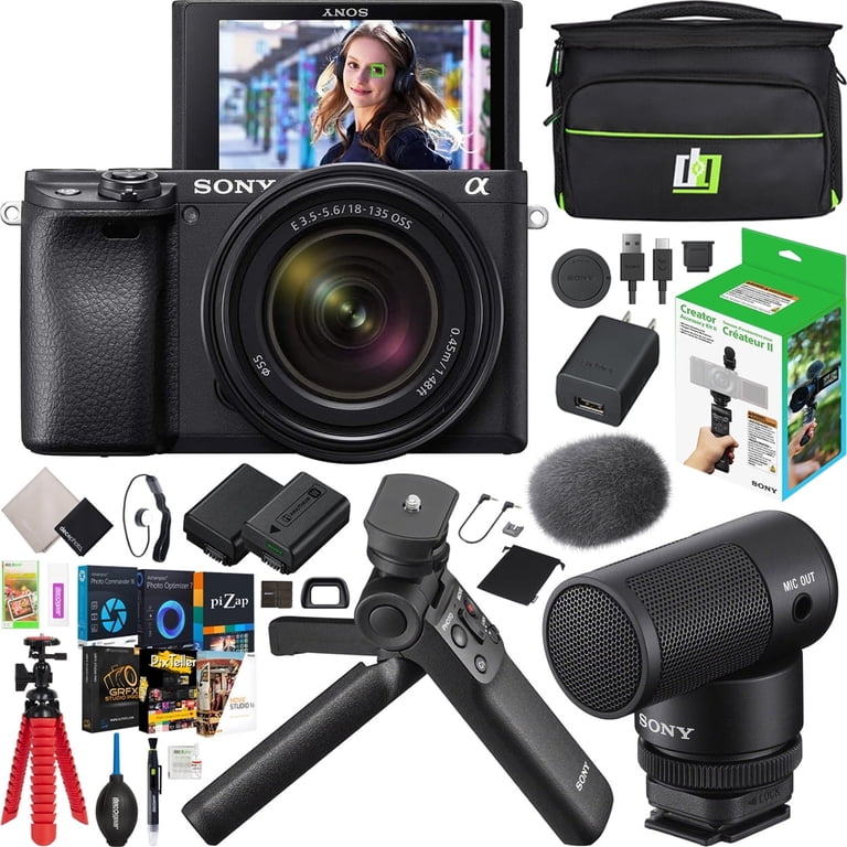 Sony a6400 Mirrorless Camera + 18-135mm Lens ILCE-6400MB 4K APS-C