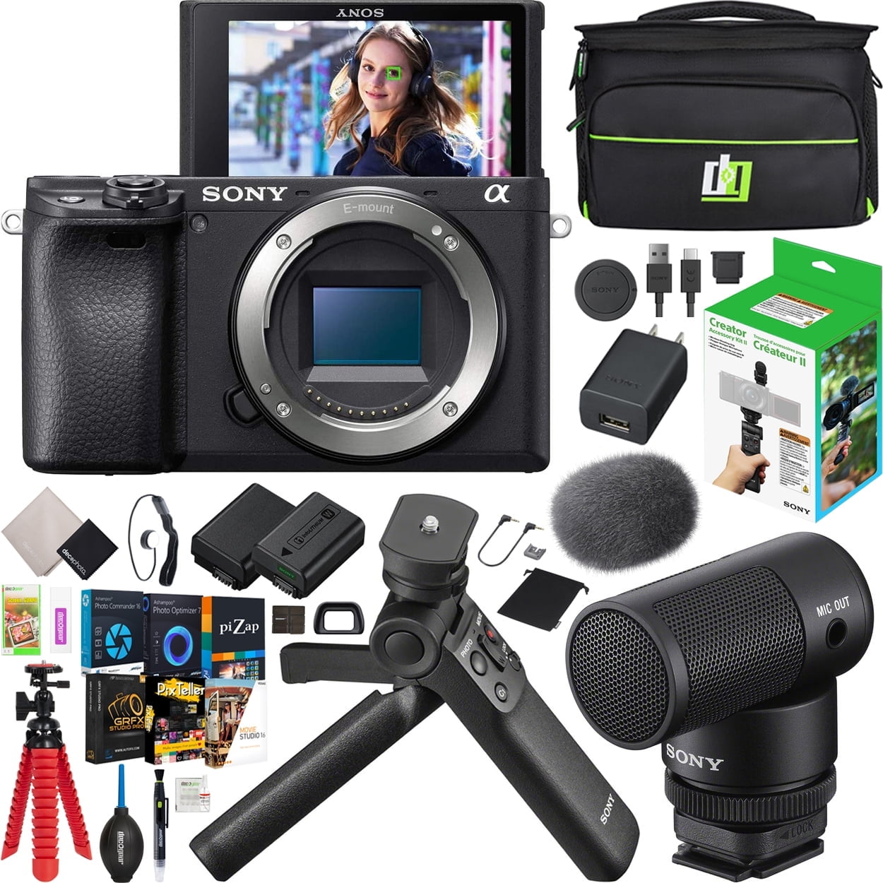 Sony a6400 Mirrorless Camera Body ILCE-6400/B 4K APS-C