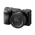 thumbnail image 1 of Sony a6400 ILCE-6400L - Digital camera - mirrorless - 24.2 MP - APS-C - 4K / 30 fps - 3x optical zoom E PZ 16-50mm OSS lens - Wi-Fi, NFC, Bluetooth - black, 1 of 2