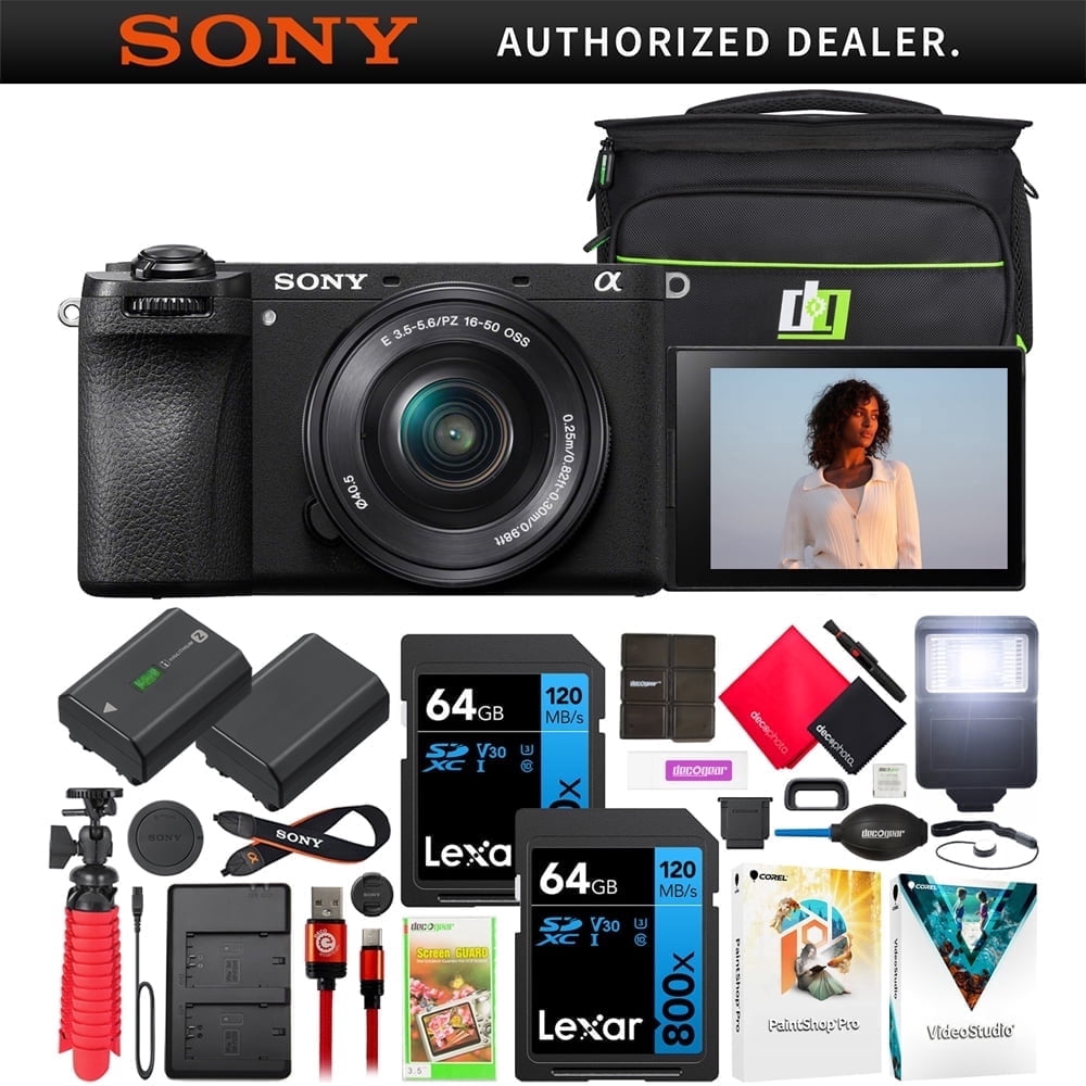 Sony a6700 Alpha APS-C 4K Mirrorless Camera with 2 Lens Kit 18