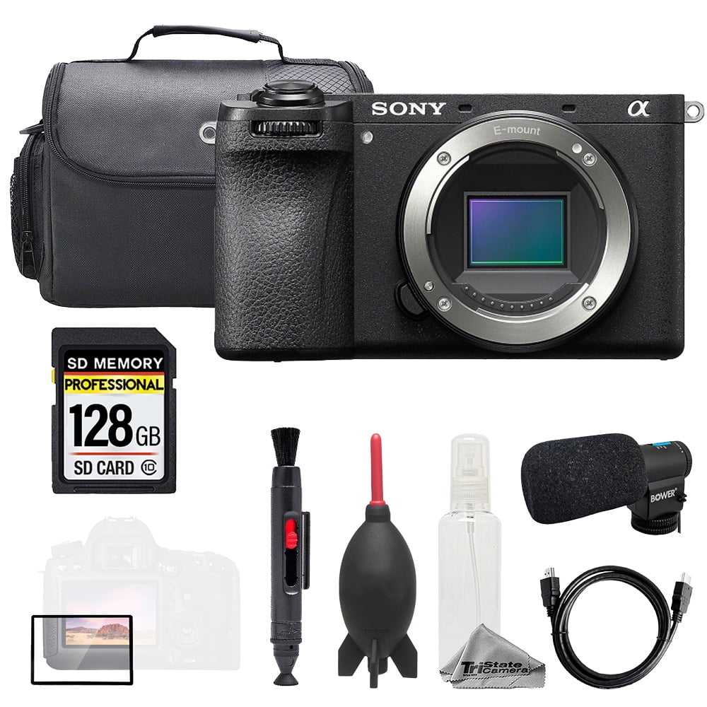 Sony a6700 Black (Body) + Mic + 128GB + Bag+ Screen Protector
