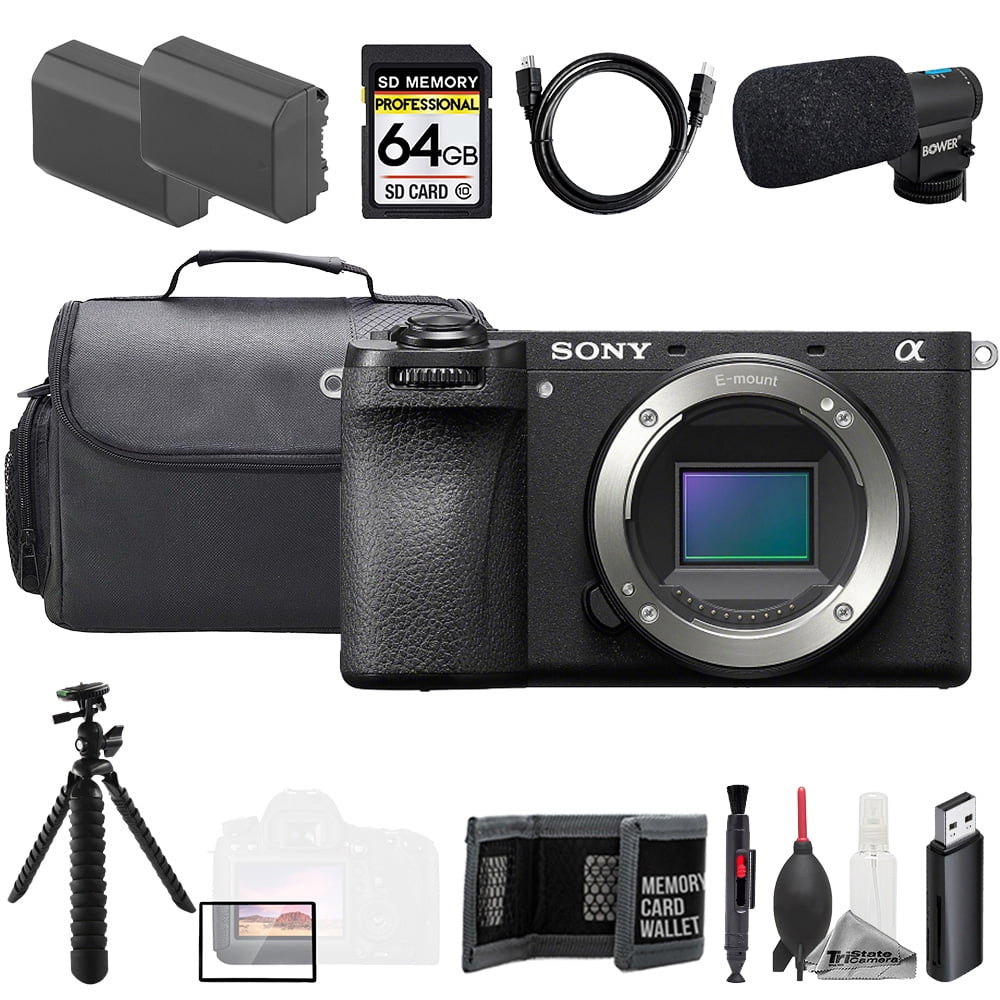 Sony a6700 Black (Body) + Mic + 64GB + Extra Battery+ Tripod
