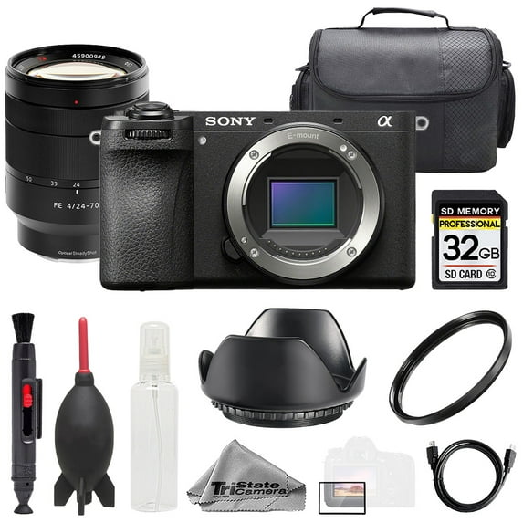 Sony a6700 + FE 35mm f/1.4 ZA Lens +32GB + Bag+ UV Filter- Basic Kit (International Version)