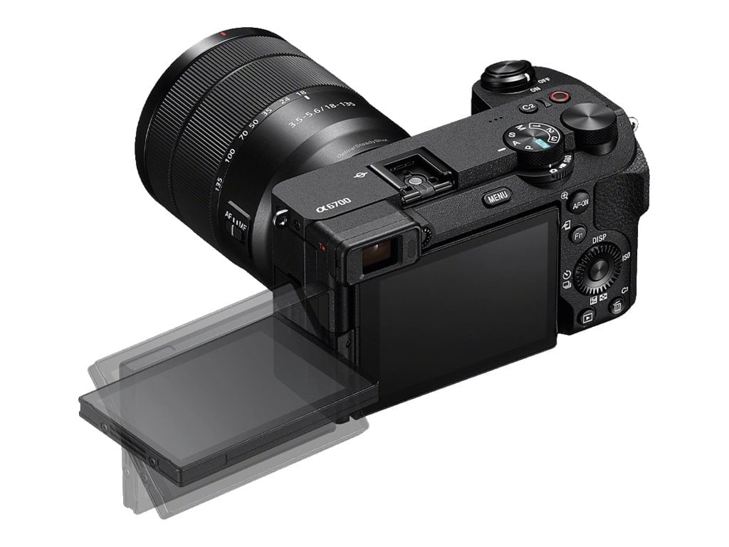 【美品】SONY ILCE-6700(a6700) APS-C Sony a6700 Alpha APS-C Mirrorless Camera 26MP 4K with 18-135mm