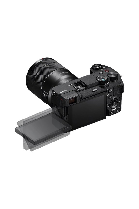 a6700 ILCE-6700M - Digital camera - mirrorless - 26.0 MP - APS-C - 4K / 119.88 fps - 7.5x optical zoom E 18-135mm OSS lens - Wi-Fi, Bluetooth