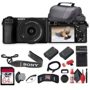 Sony a6700 Mirrorless Camera with 16-50mm II Lens Bundle + 64GB Card, Battery, Charger International Model