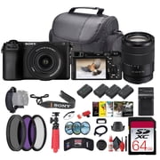 Sony a6700 Mirrorless Camera with 16-50mm & 18-135mm Lenses + Accessory Kit International Model