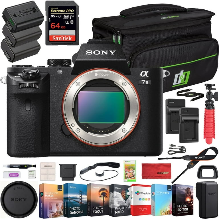 Sony a7 II Full-Frame Alpha Mirrorless Digital Camera 24MP