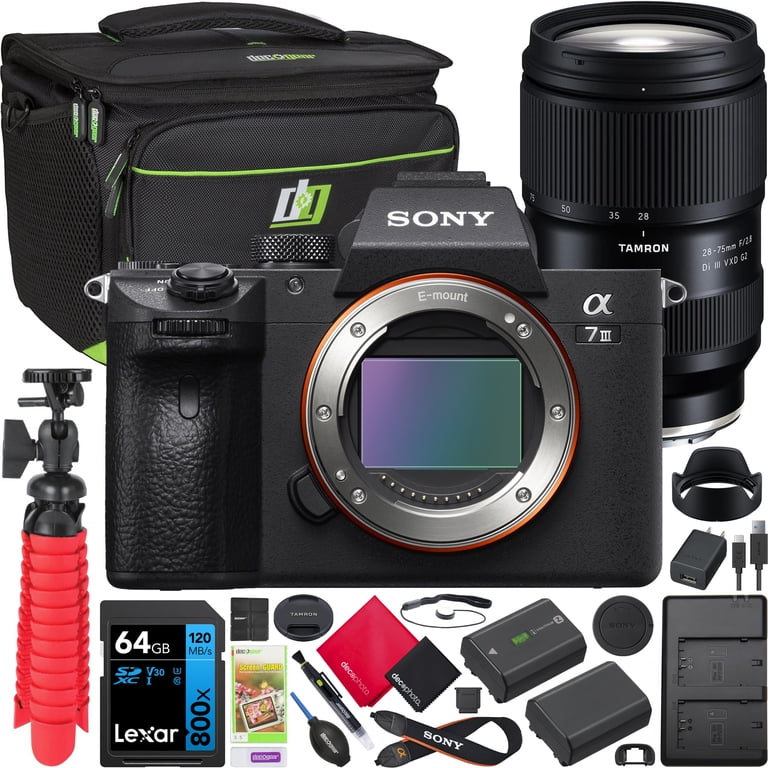 Sony a7 III Full Frame Mirrorless Camera Body ILCE-7M3/B Bundle 