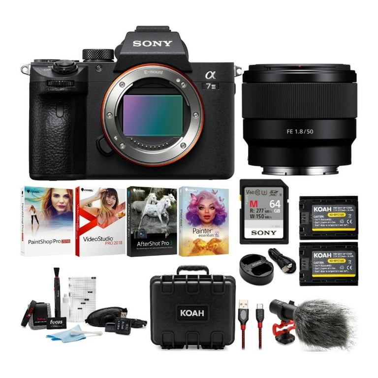 Sony Alpha a7 III Professional Full Frame Mirrorless Camera with