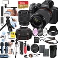 thumbnail image 1 of Sony a7 III Mirrorless Camera with FE 28-70mm Lens, 24.2MP Full-Frame 4K, Bundle with 64GB SD Card, Dual Wireless Microphones, Tripod, LED Light & Accessories (International Version), 1 of 8