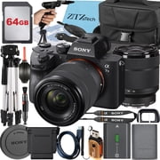 Sony a7 III Mirrorless Camera + Sony FE 28-70mm Lens + Case + 64GB Memory Card + Tripod + ZeeTech Cloth International Version