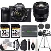 Sony a7 III Mirrorless Camera with 28-70mm Lens +85mm f/1.8 Lens -LOADED KIT International Version